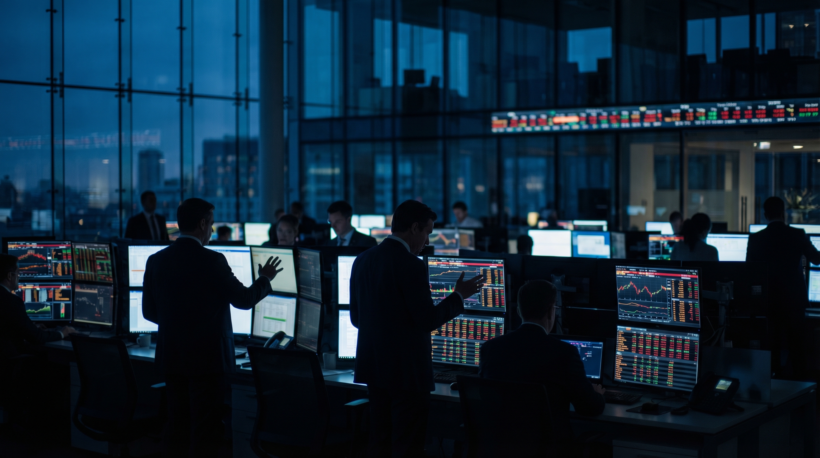 Modern operations dashboard showing AI-driven insights